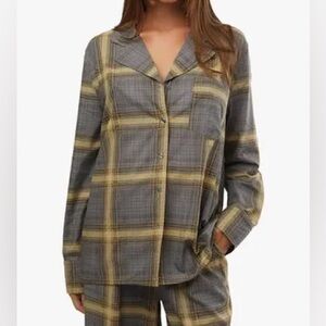 NWT Weworewhat Longsleeve Pajama TOP Deep Sage